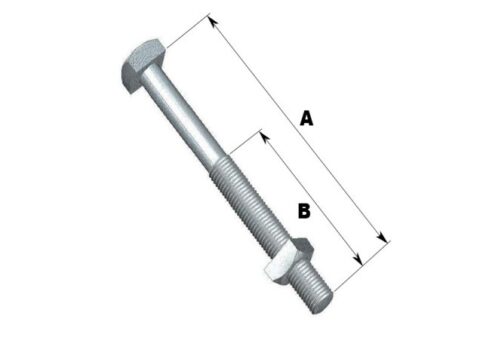 PARAFUSO MAQUINA 16 X600MM – AÇO GALV. A FOGO – R$/PÇ