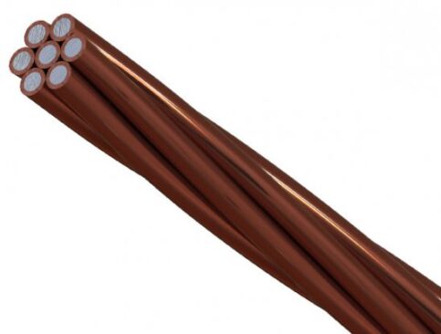 CABO DE AÇO COBREADO 3N7AWG - 31,65MM  2AWG  -  R$/KG