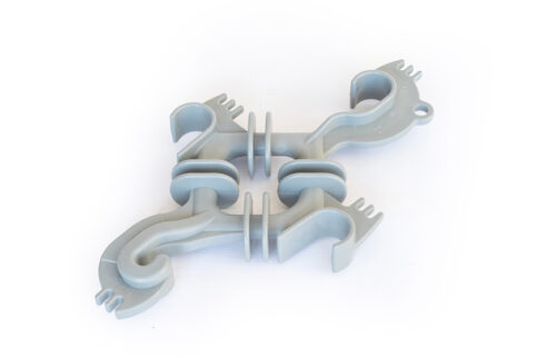 ESPAÇADOR LOSANGULAR POLIMÉRICO SEM ANEL 15KV   R$/PÇ