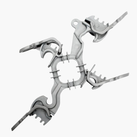ESPAÇADOR LOSANGULAR POLIMÉRICO C/ GARRA 15KV  35-240MM2 COM GARRAS   R$/PÇ