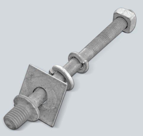 PINO AUTOTRAVANTE PARA ISOLADOR PILAR ROSCA M20 - 228MM   R$/PÇ