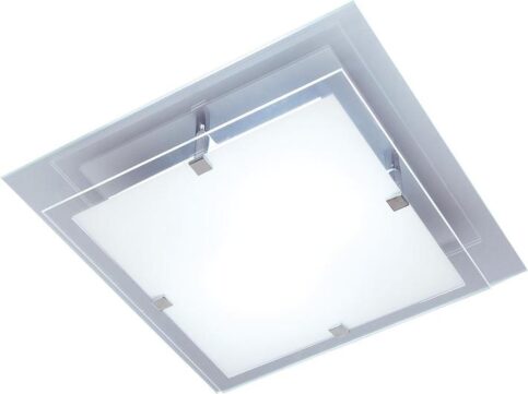 PLAFON DUPLEX  - 36X36CM - 2XE27 -  BRONZEARTE