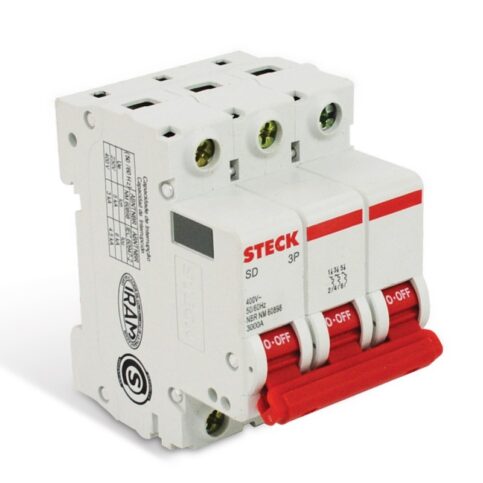 DISJUNTOR   3P  25A DIN CURVA C - STECK