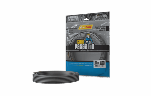 PUXA CABO 10MT GUIA PASSA FIO COM ALMA DE AÇO - ENERBRAS