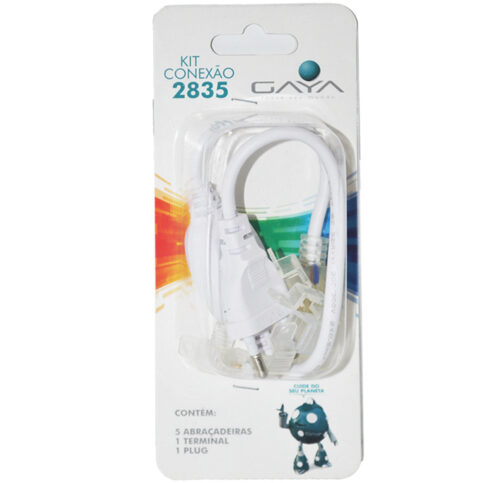 KIT PLUG CONEXÃO FITA LED