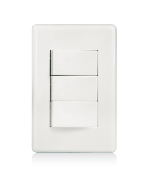 INTERRUPTOR 3 TECLAS – SIMPLES 10A – STELLA STECK