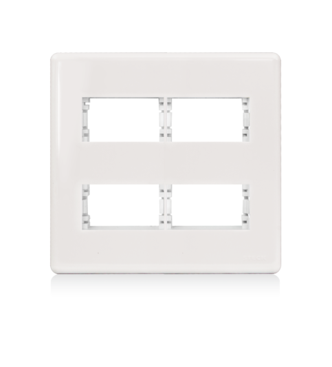 PLACA 4X4 C/ SUPORTE - 4 MÓDULOS SEPARADOS - STECK STELLA