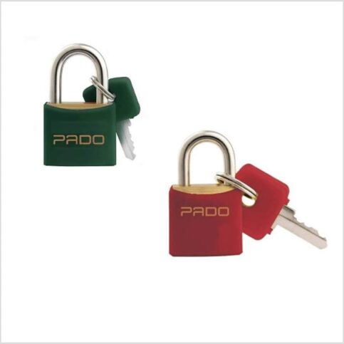 CADEADO LATÃO CORES - 25MM