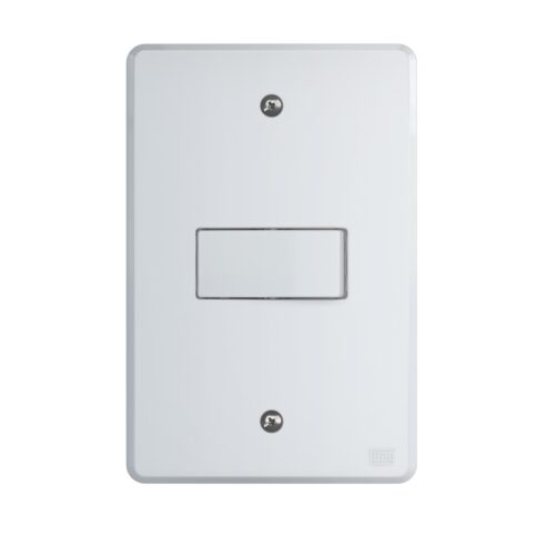 INTERRUPTOR 1 TECLA PARALELO 10A/250V WEG EQUILLE BRANCO