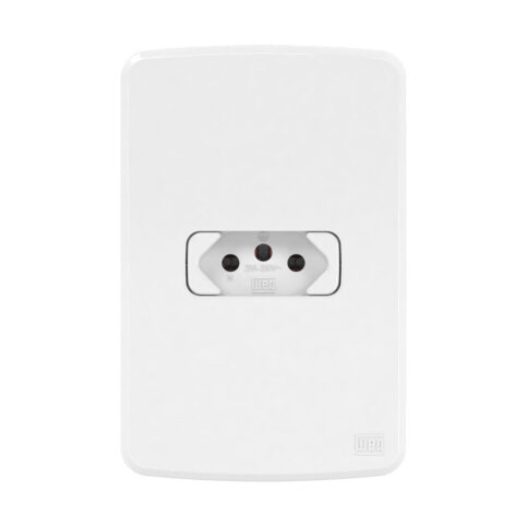 TOMADA SIMPLES  2P+T 10A 250V WEG COMPOSÉ BRANCO