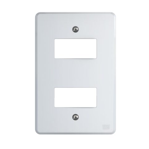 PLACA 4X2" MODULAR 2 MOD WEG EQUILLE BRANCO