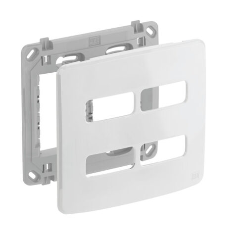 PLACA 4X4" 4 MOD COMPOSÉ BRANCO