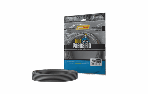 PUXA CABO 20MT GUIA PASSA FIO COM ALMA DE AÇO - ENERBRAS