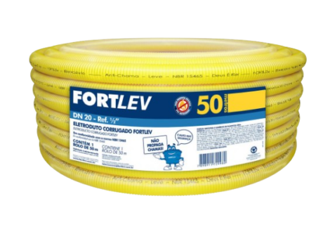ELETRODUTO CORRUG FLEX 20X50M 1/2"
